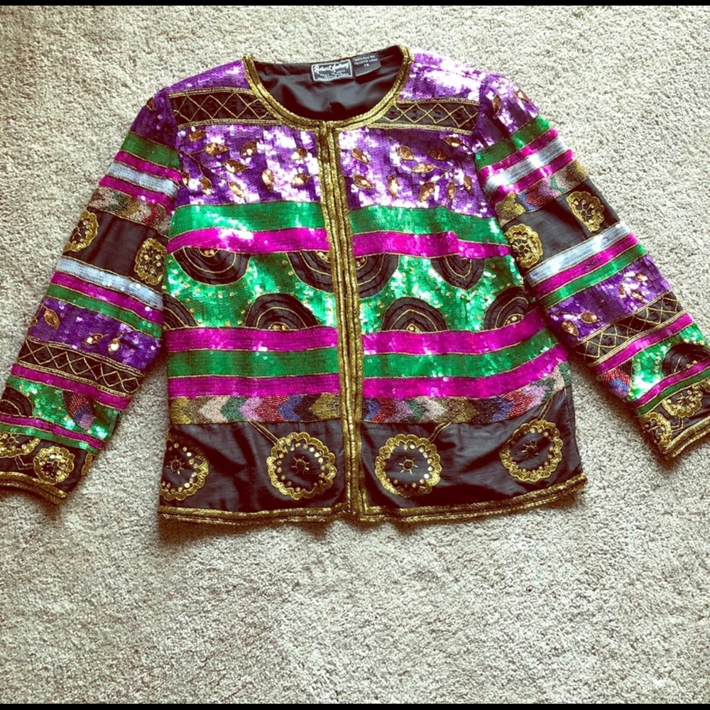 VINTAGE SEQUIN BLAZER
